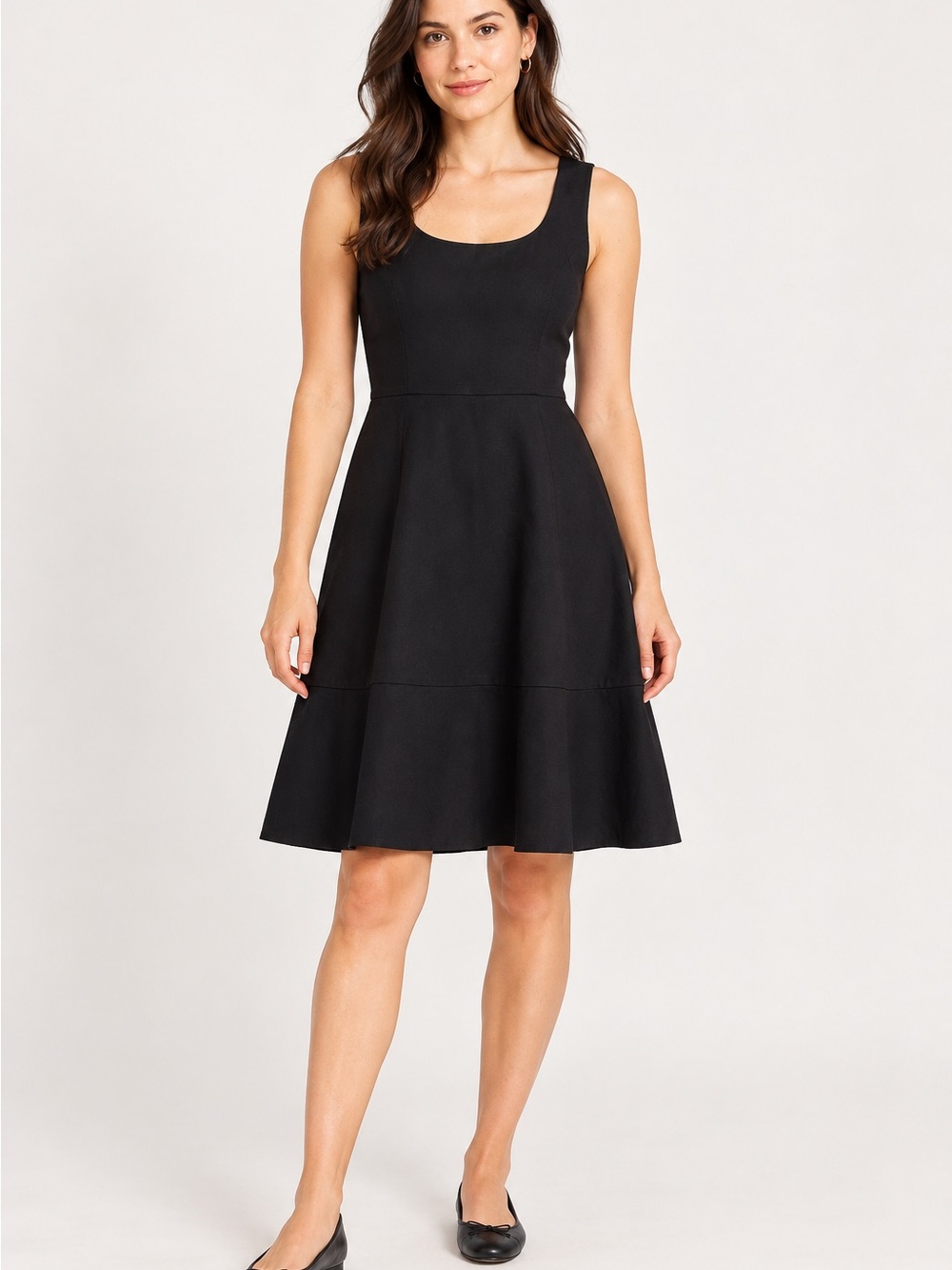 Banana Republic Black Sleeveless Fit and Flare A-Line Dress Women’s Size 4